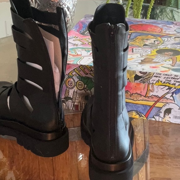 Jeffrey Campbell size 8.5 Black/Noir gladiator boot sandal from Free People - Picture 7 of 12